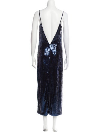 Galvan London Sequin Long Dress