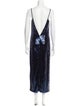 Galvan London Sequin Long Dress
