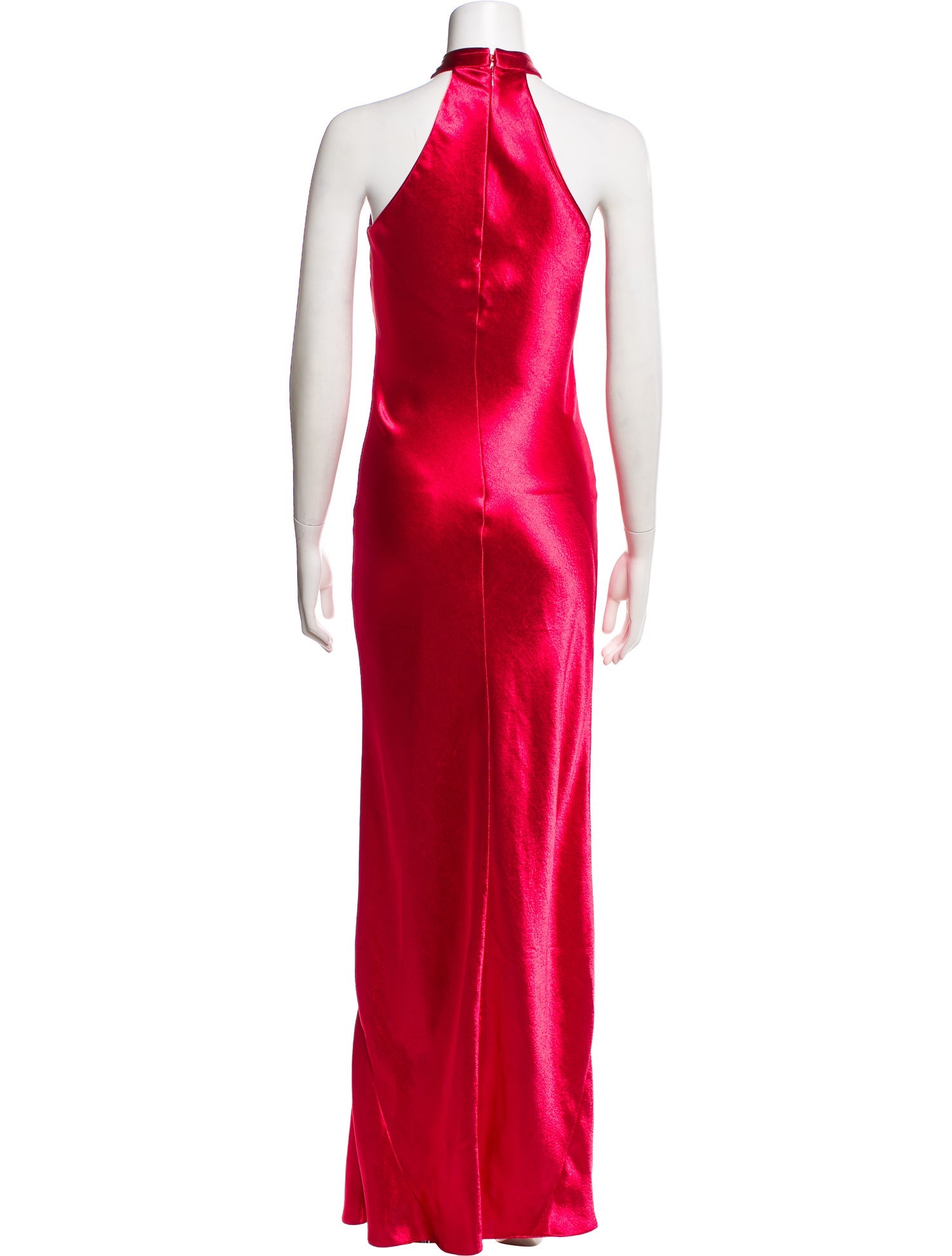 Halterneck Long Dress (back)