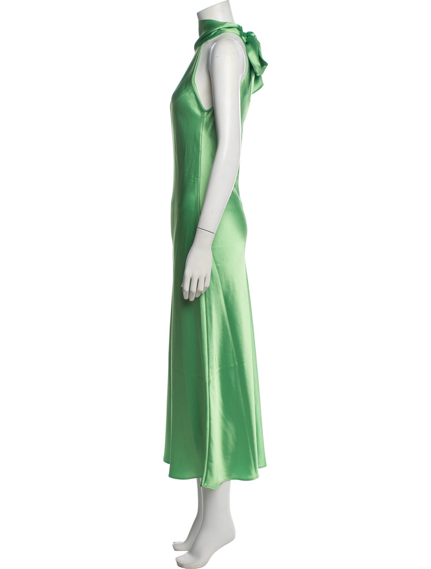 Galvan London Halterneck Long Dress