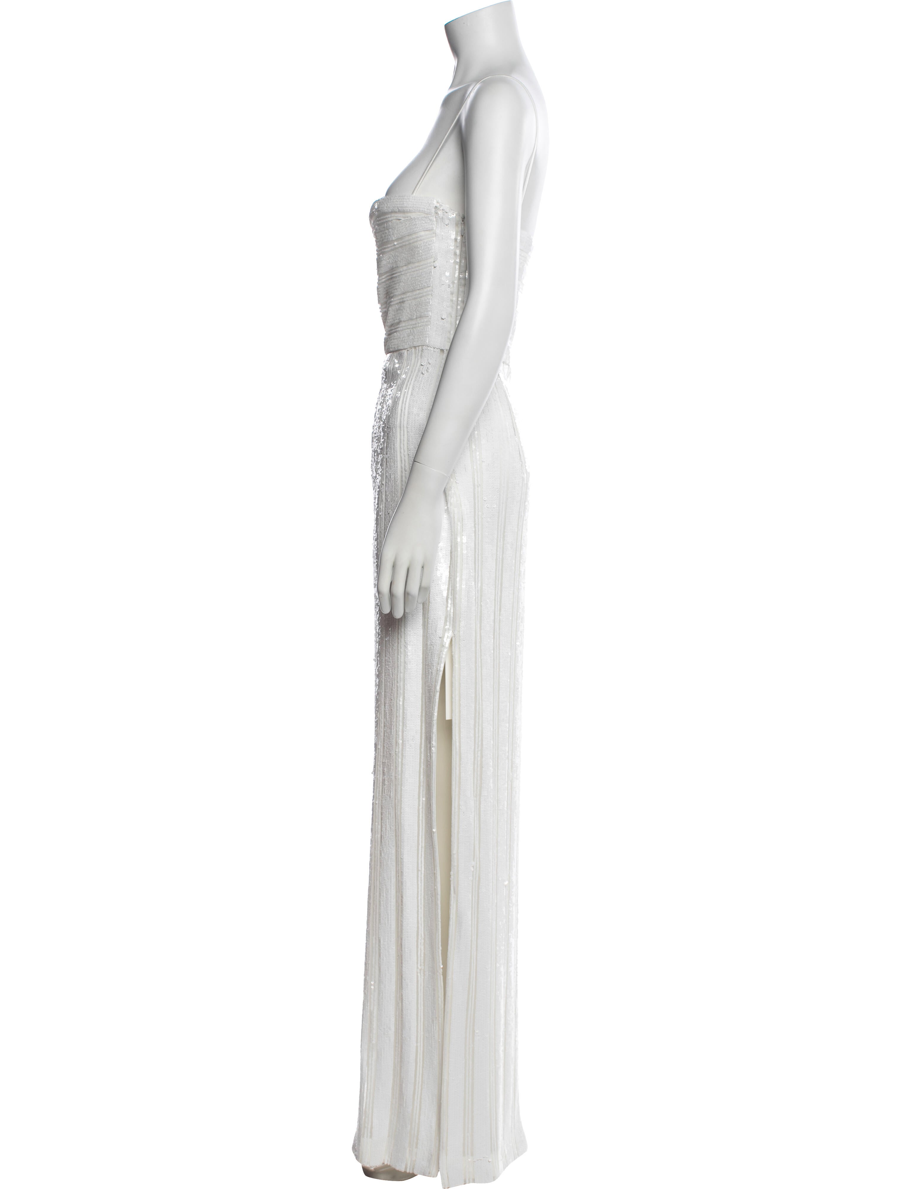 Galvan London Strapless Long Dress w/ Tags