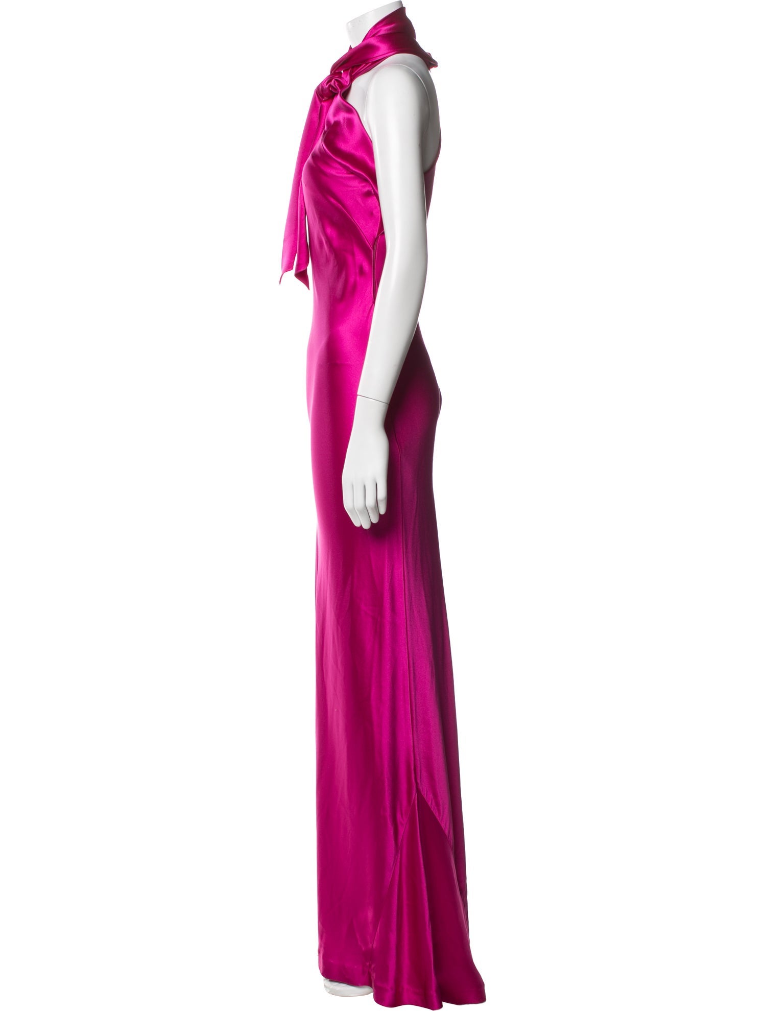 Galvan London Silk Long Dress