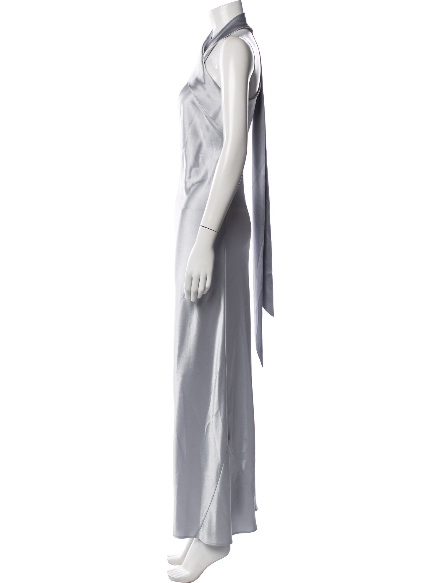 Galvan London Halterneck Long Dress