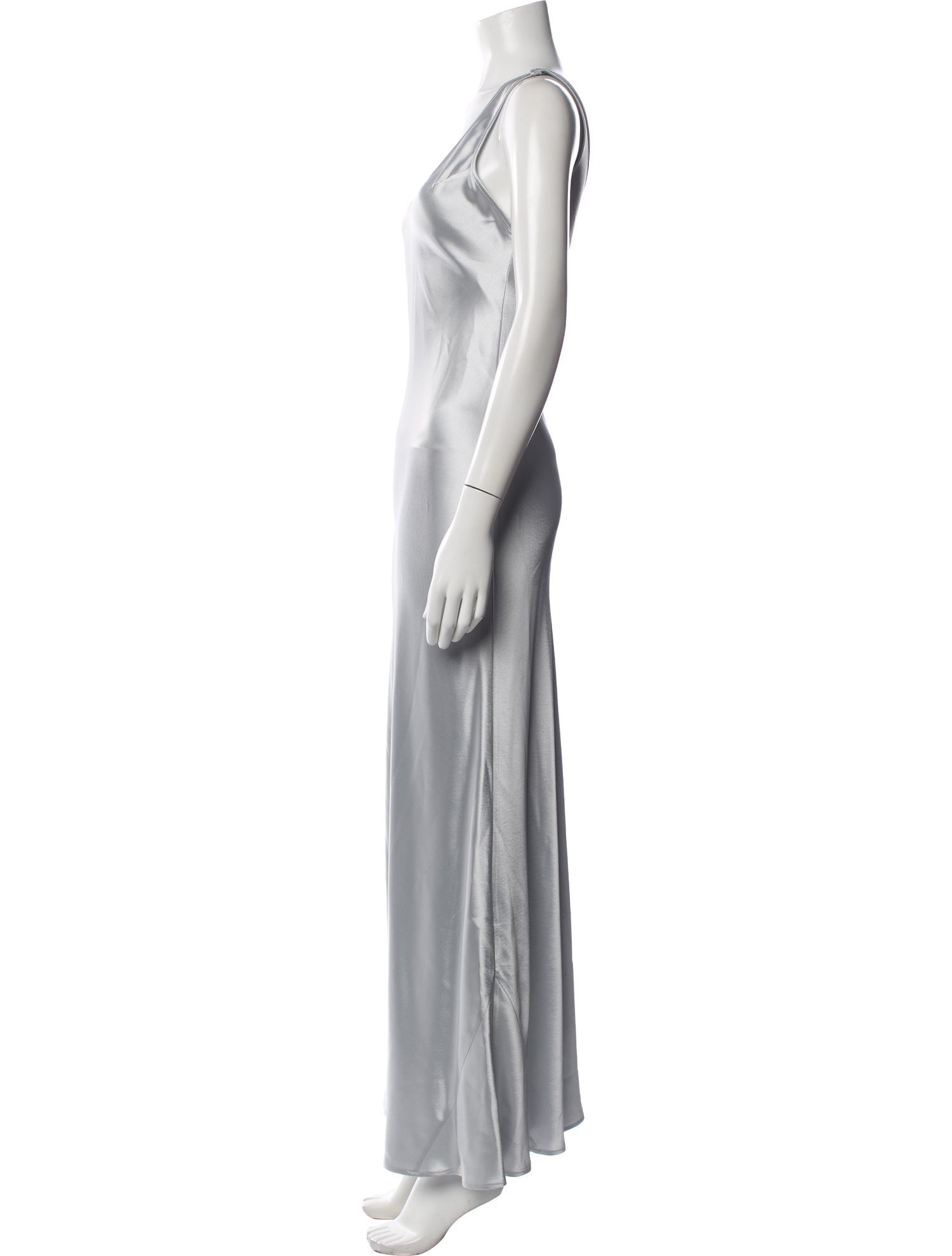 Galvan London Scoop Neck Long Dress