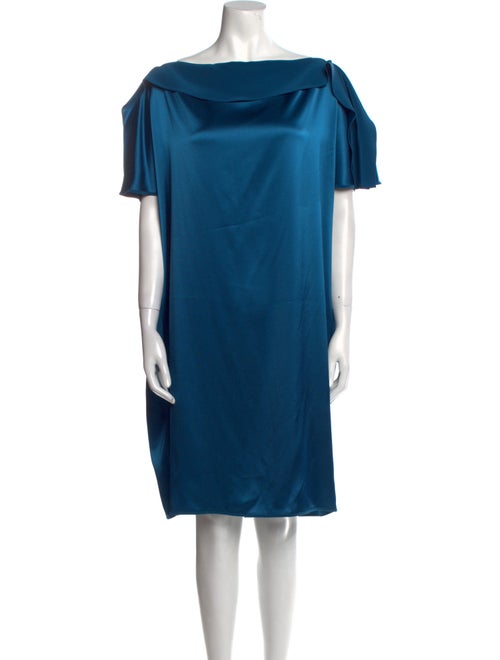 Gianluca Capannolo Bateau Neckline Knee-Length Dress