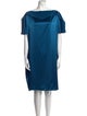 Gianluca Capannolo Bateau Neckline Knee-Length Dress