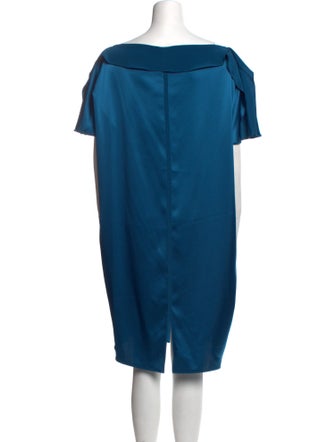 Gianluca Capannolo Bateau Neckline Knee-Length Dress