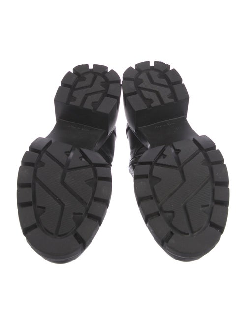 Gianluca Capannolo Leather Studded Accents Combat Boots