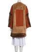 Gianluca Capannolo Virgin Wool Colorblock Pattern Coat