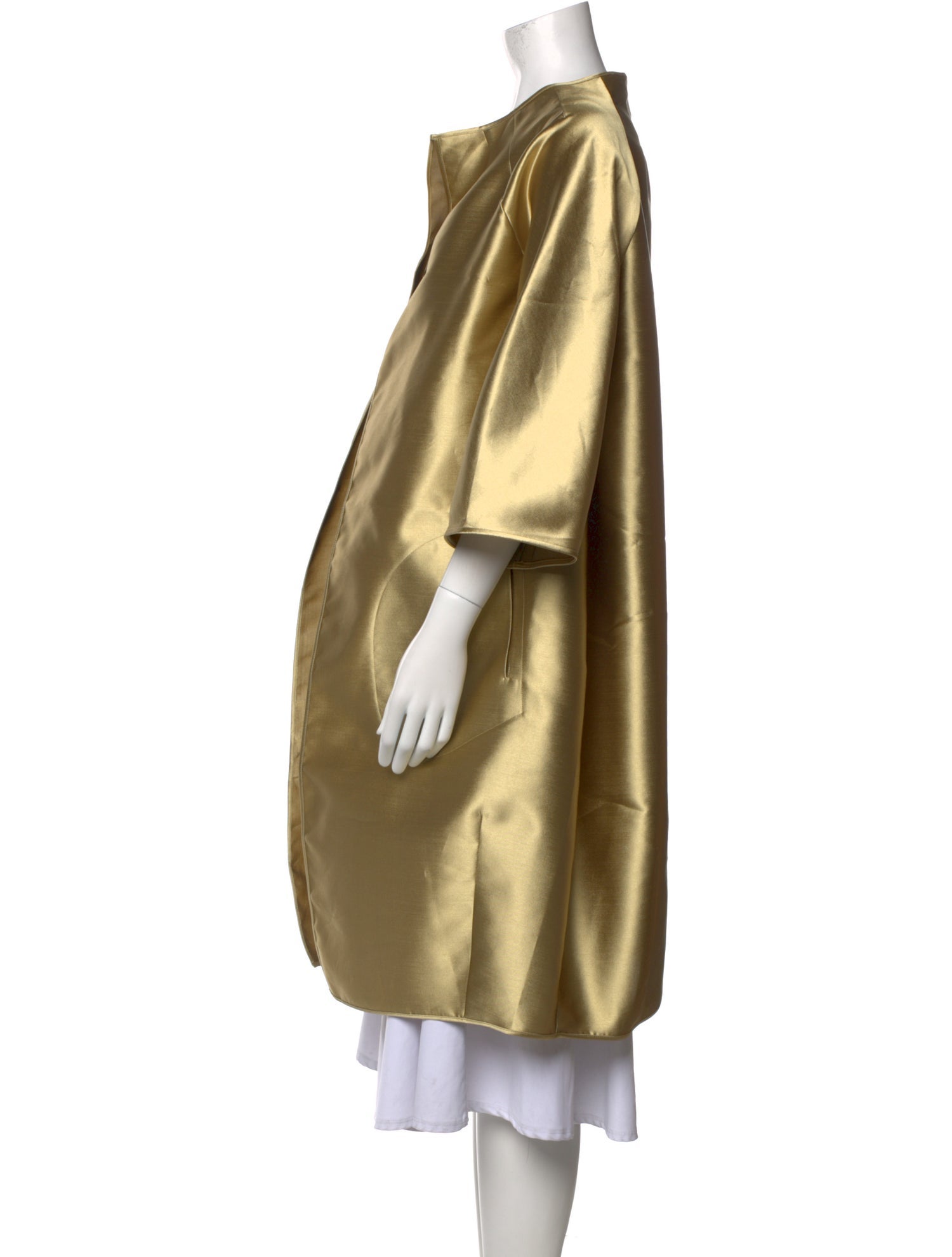 Gianluca Capannolo Crew Neck Three-Quarter Sleeve Tunic