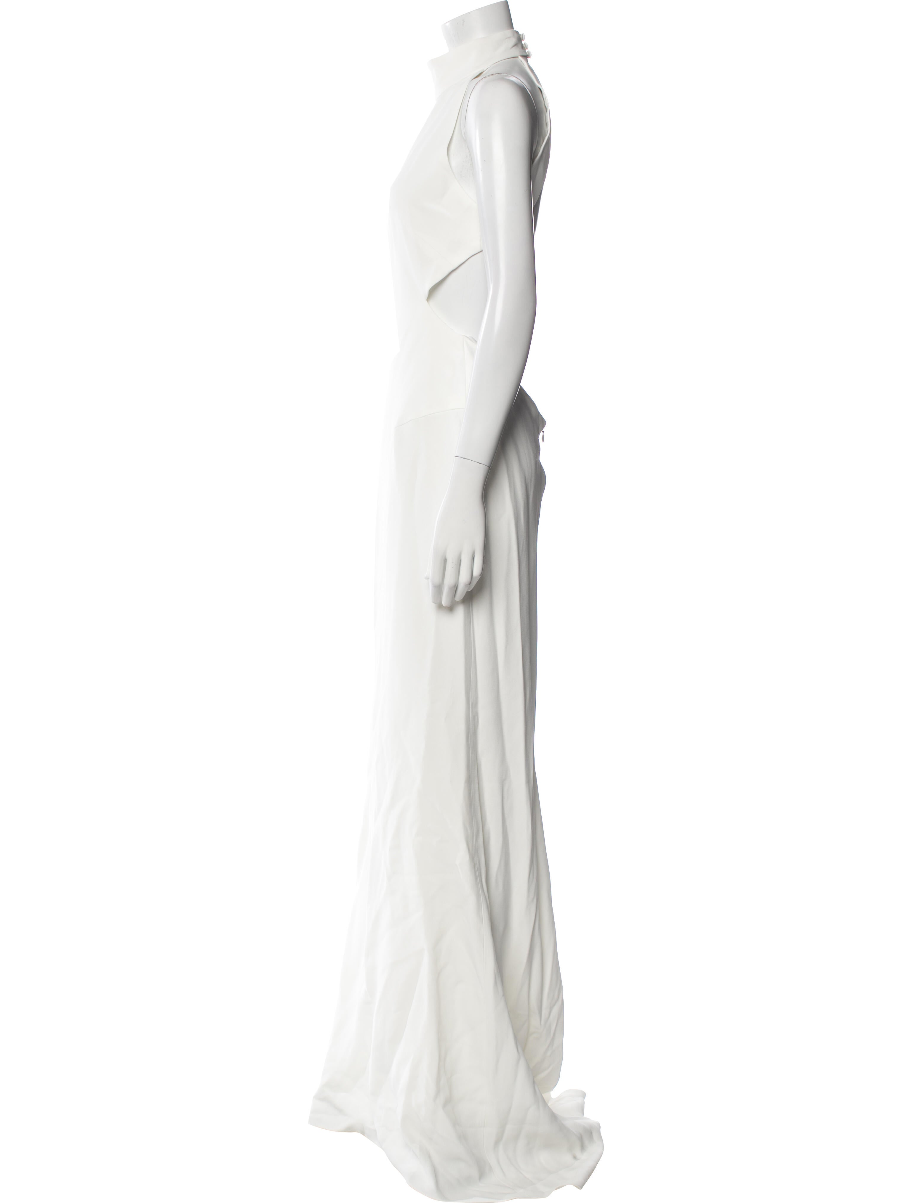 Galia Lahav Haute Couture One-Shoulder Long Dress