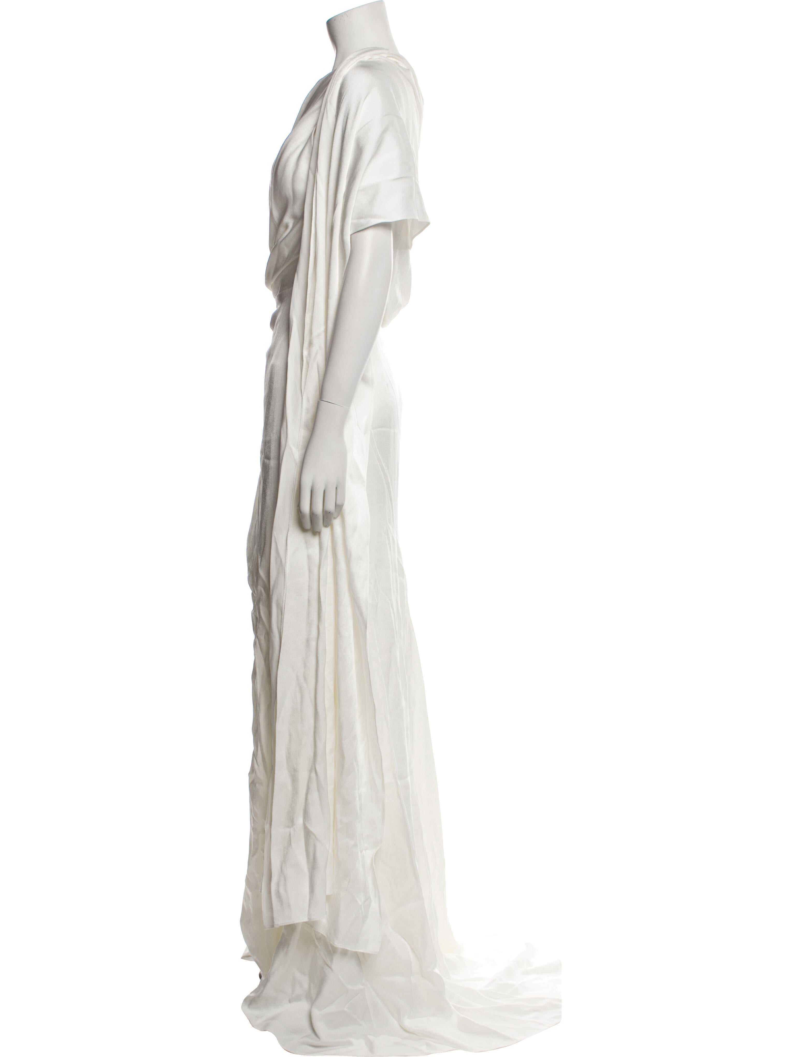 Galia Lahav Haute Couture One-Shoulder Midi Length Dress w/ Tags