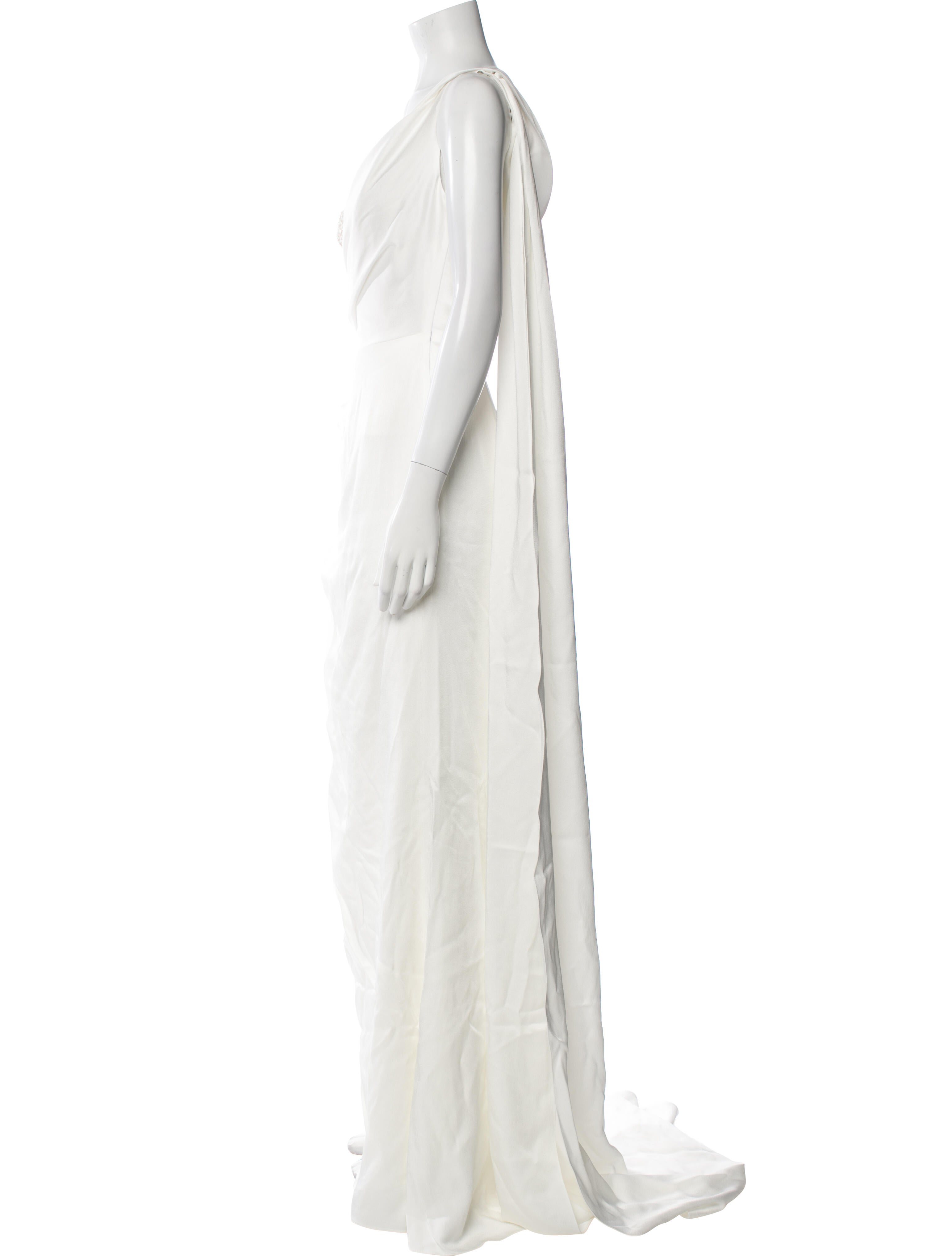 Galia Lahav Haute Couture One-Shoulder Long Dress w/ Tags