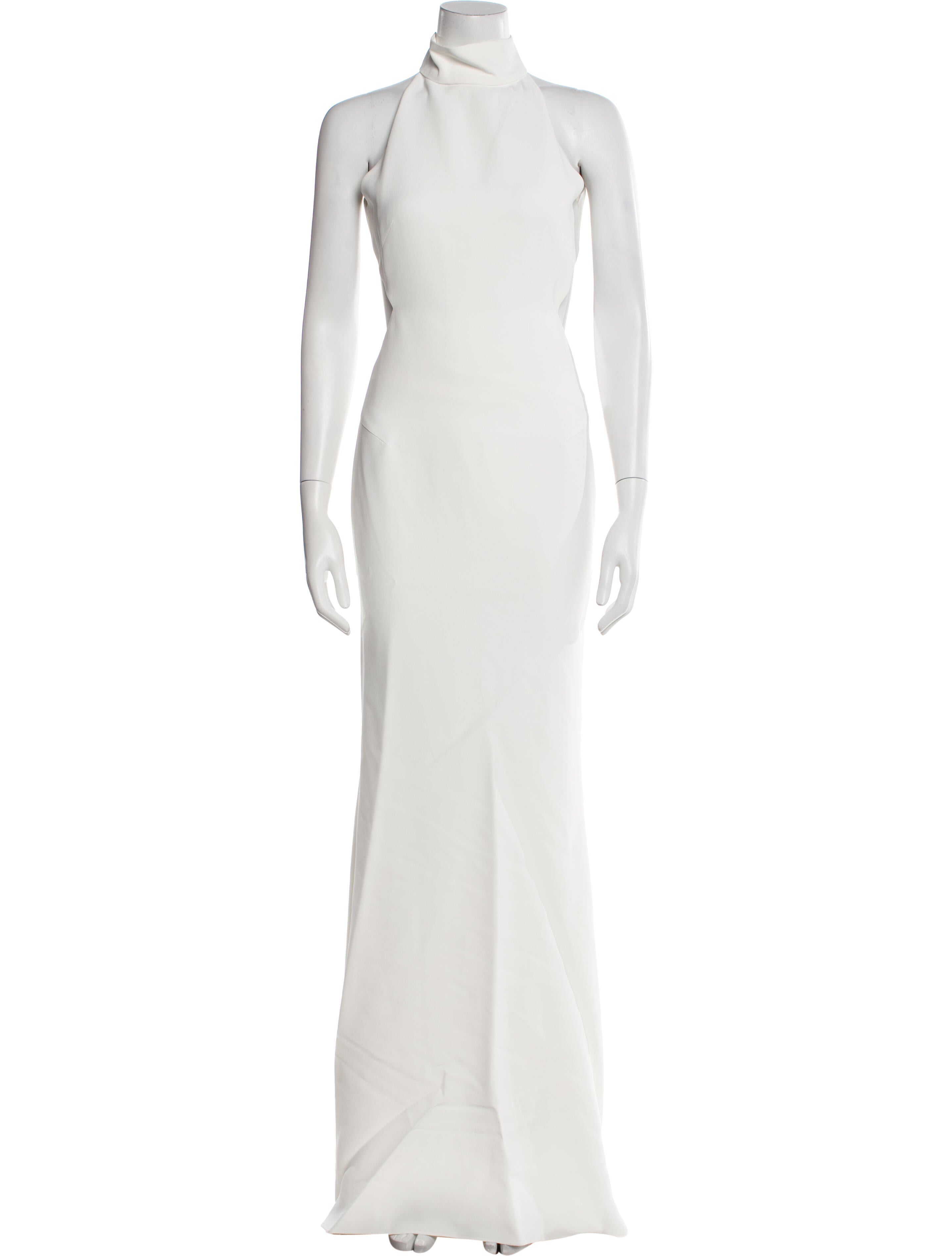 Galia Lahav Haute Couture Mock Neck Long Dress
