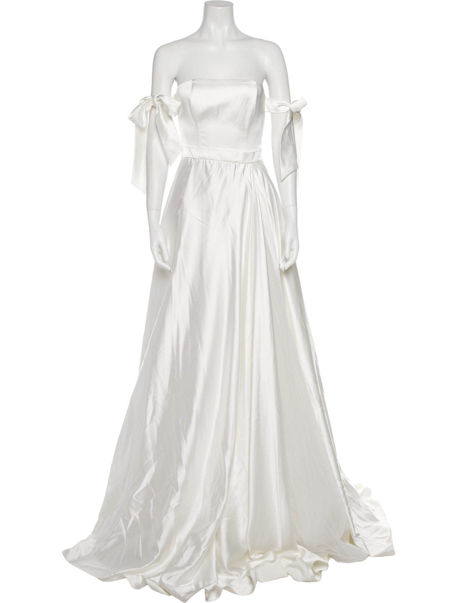 Galia Lahav Haute Couture Off-The-Shoulder Long Dress