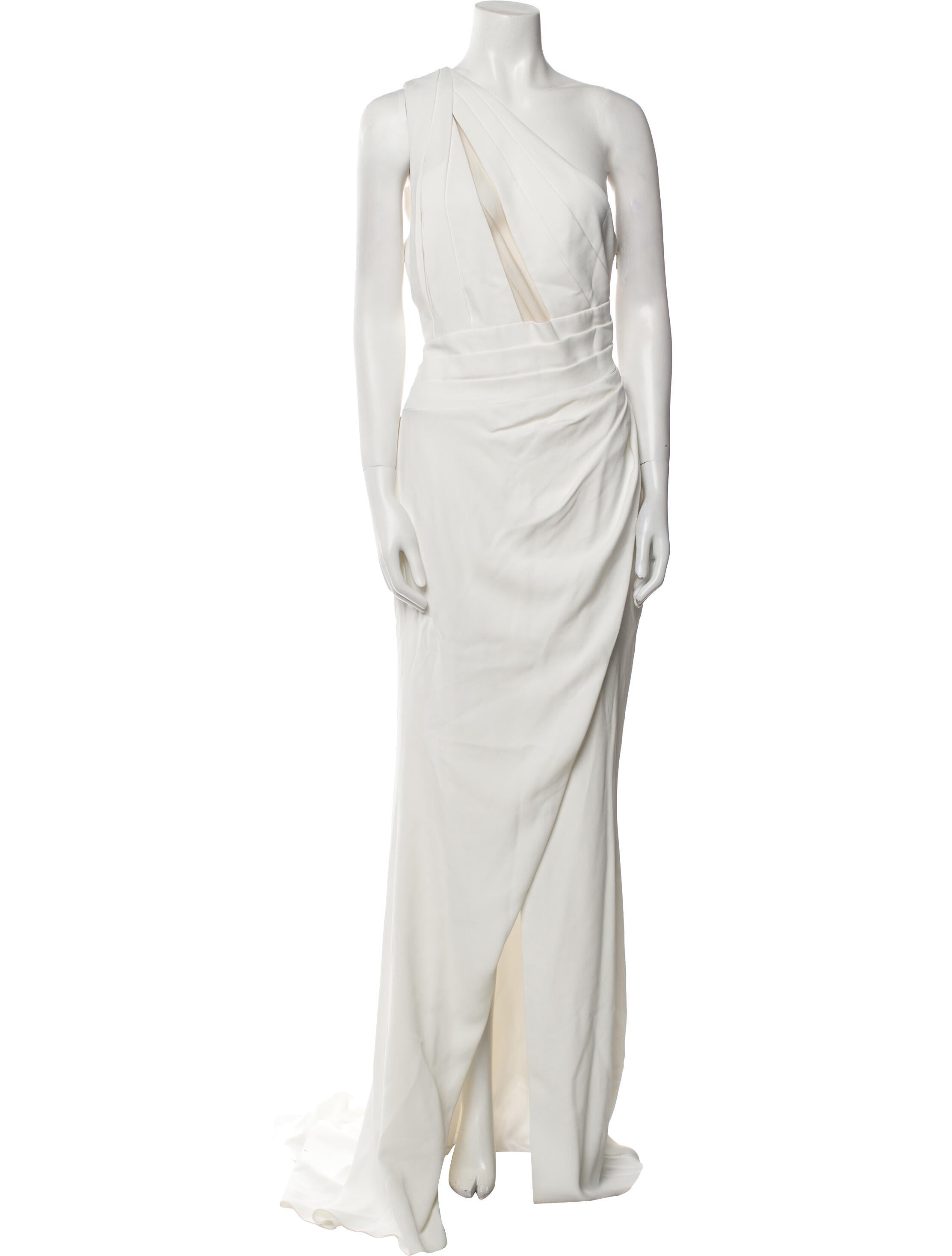Galia Lahav Haute Couture One-Shoulder Long Dress