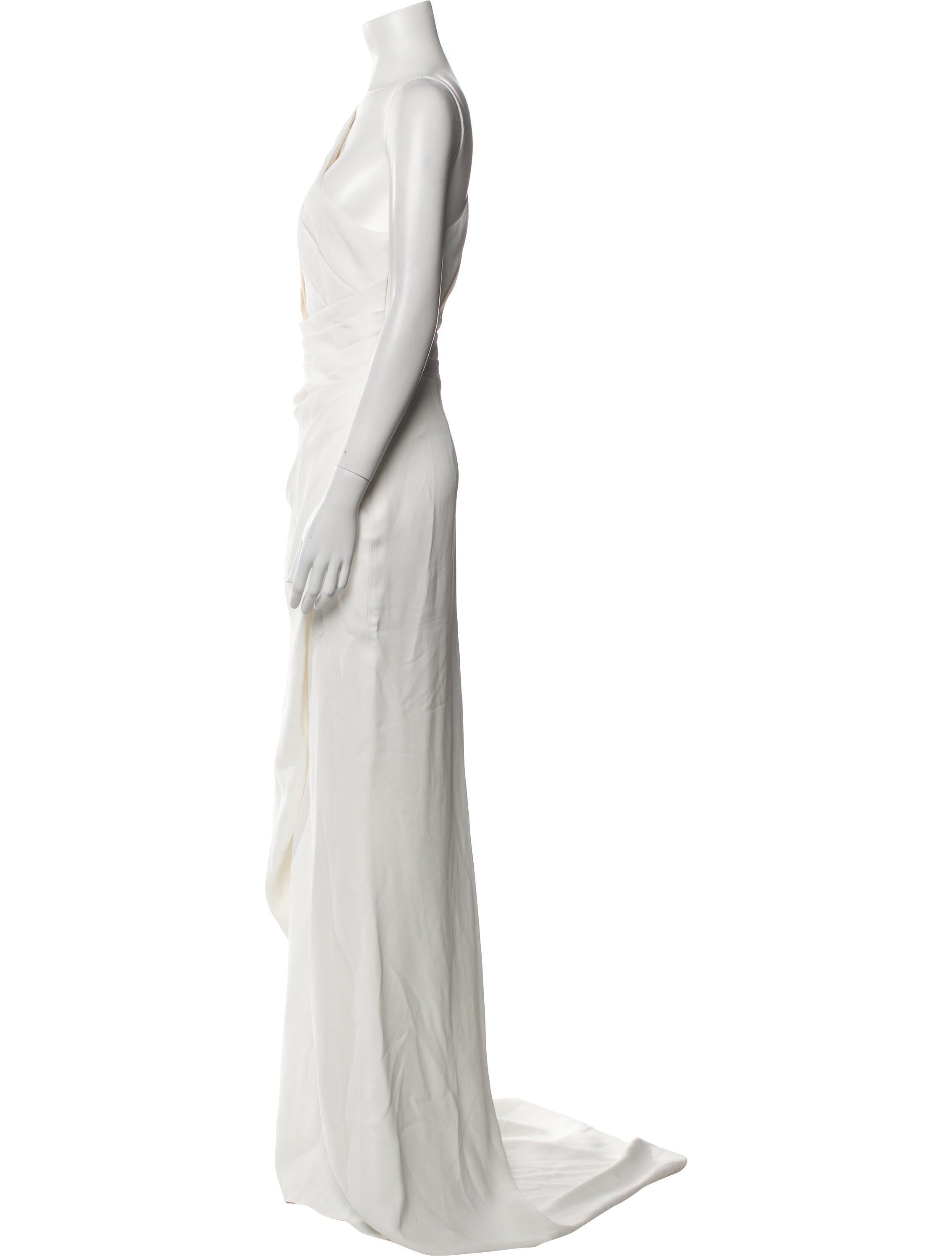 Galia Lahav Haute Couture One-Shoulder Long Dress