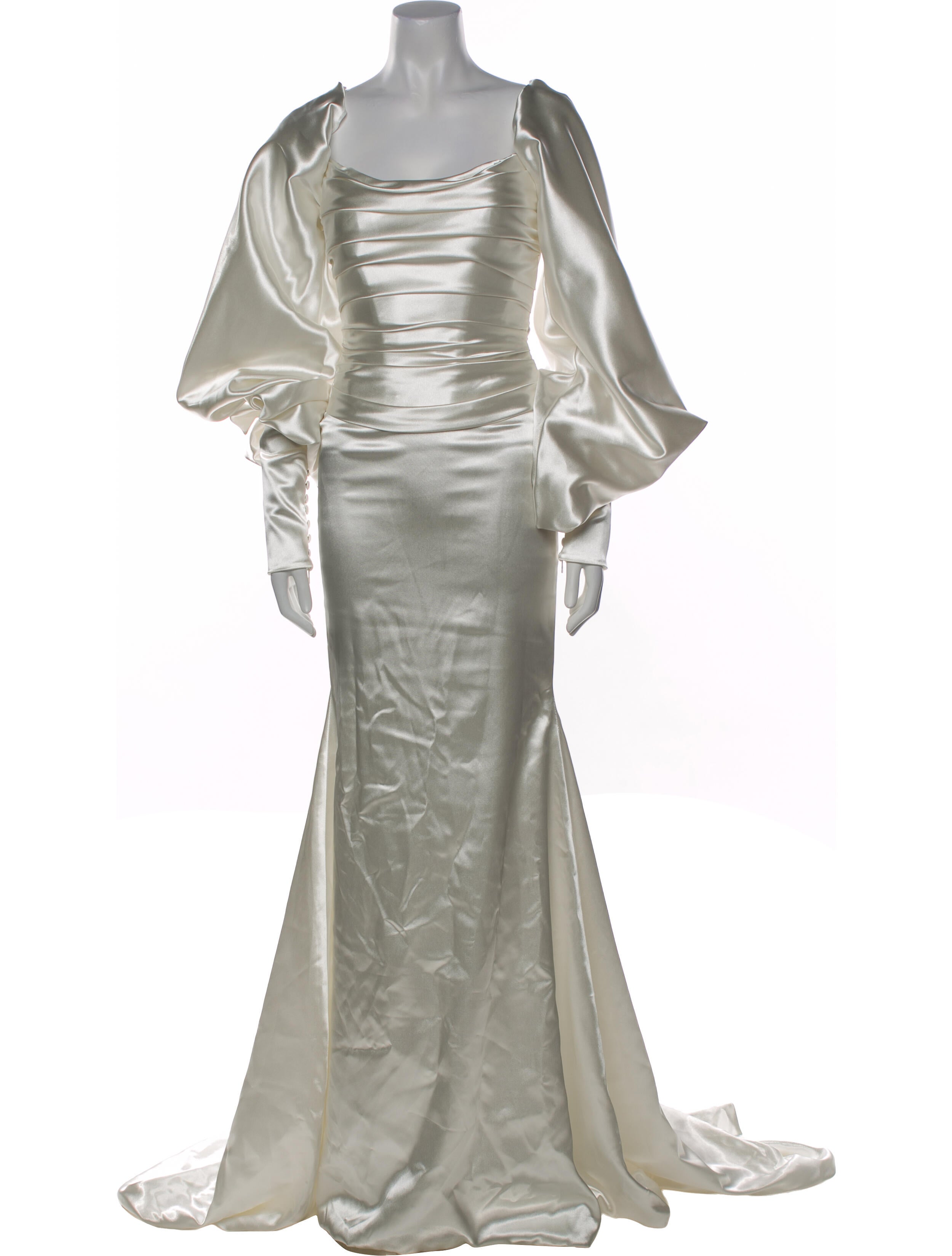 Galia Lahav Haute Couture Square Neckline Long Dress