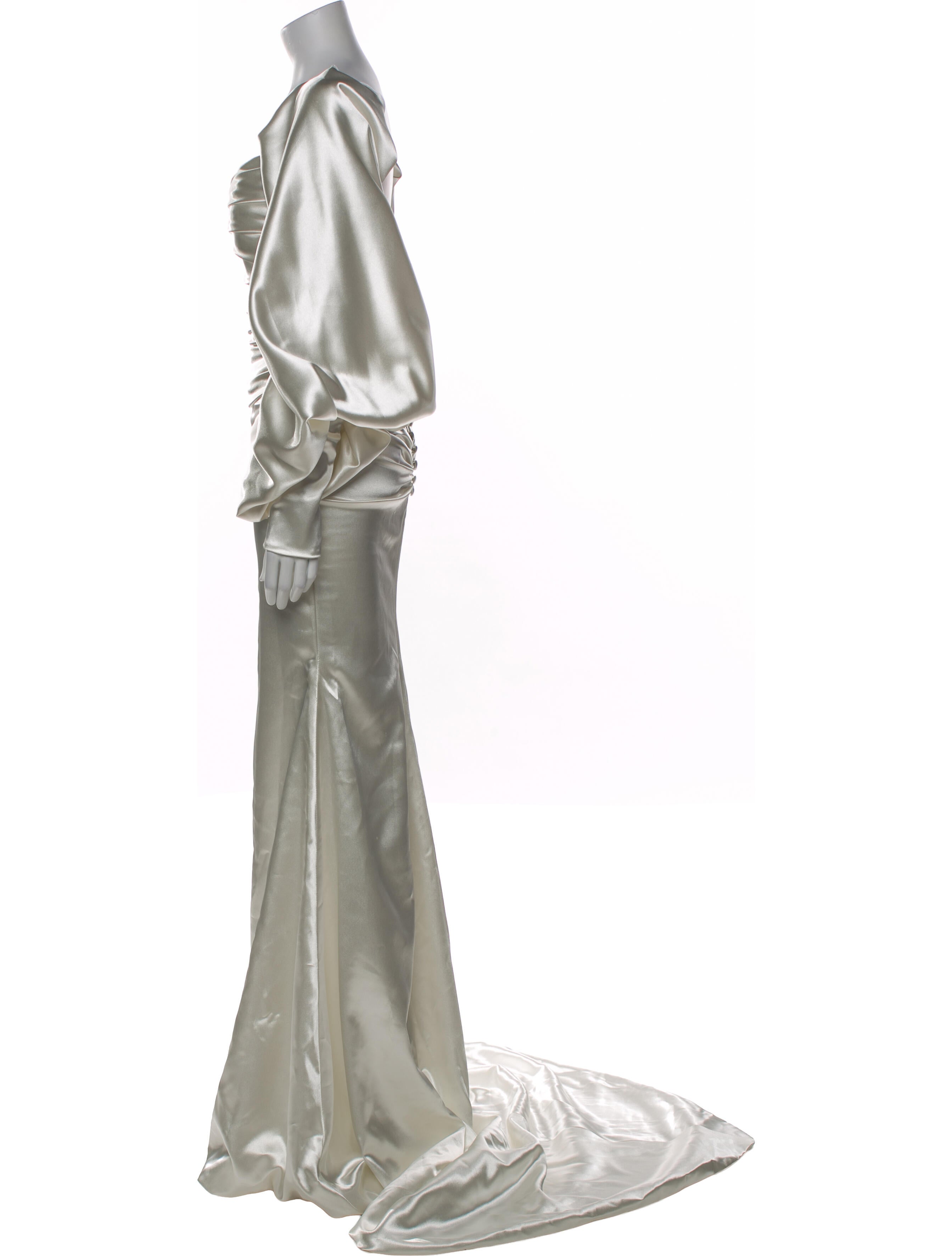 Galia Lahav Haute Couture Square Neckline Long Dress