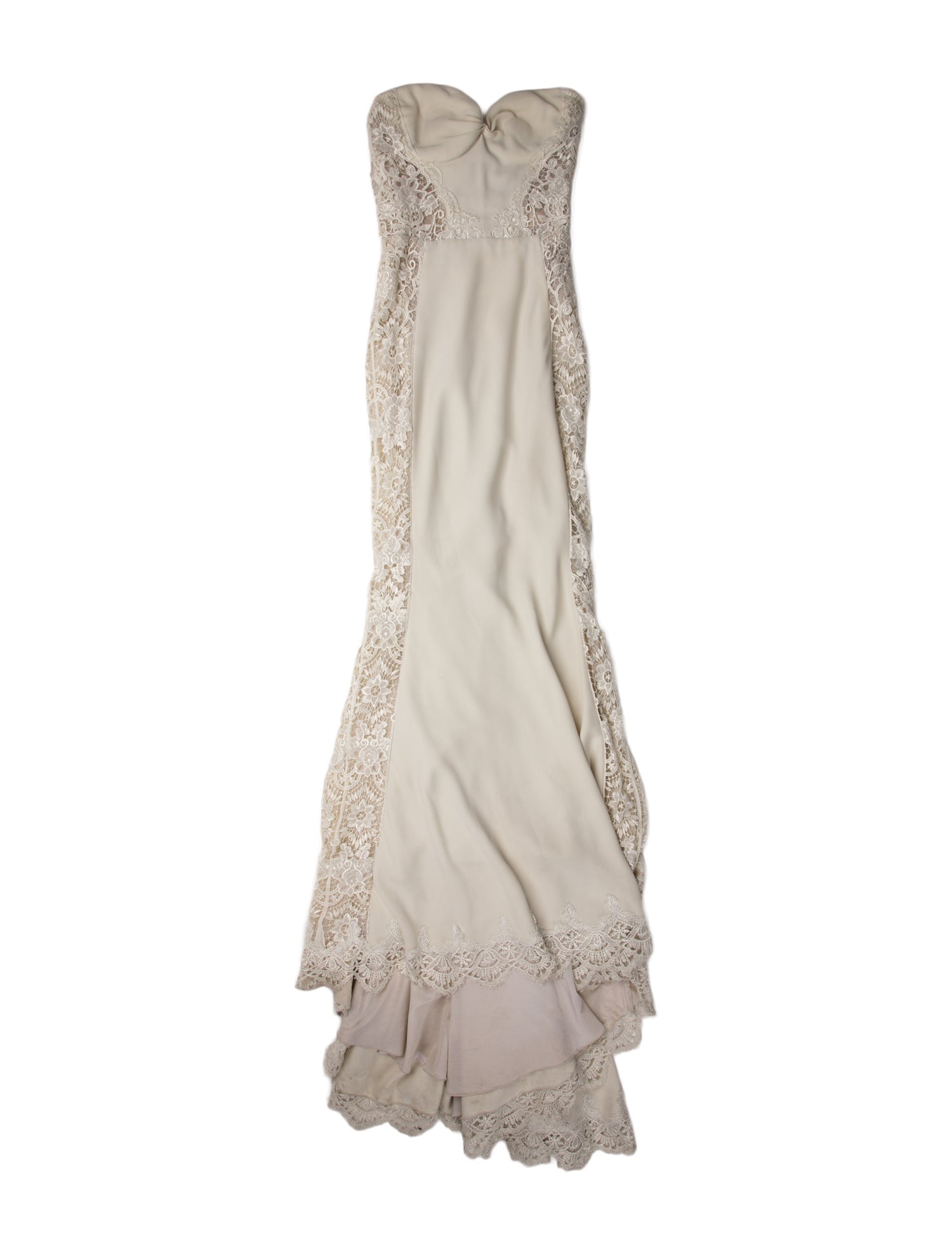 Galia Lahav Haute Couture Strapless Long Dress