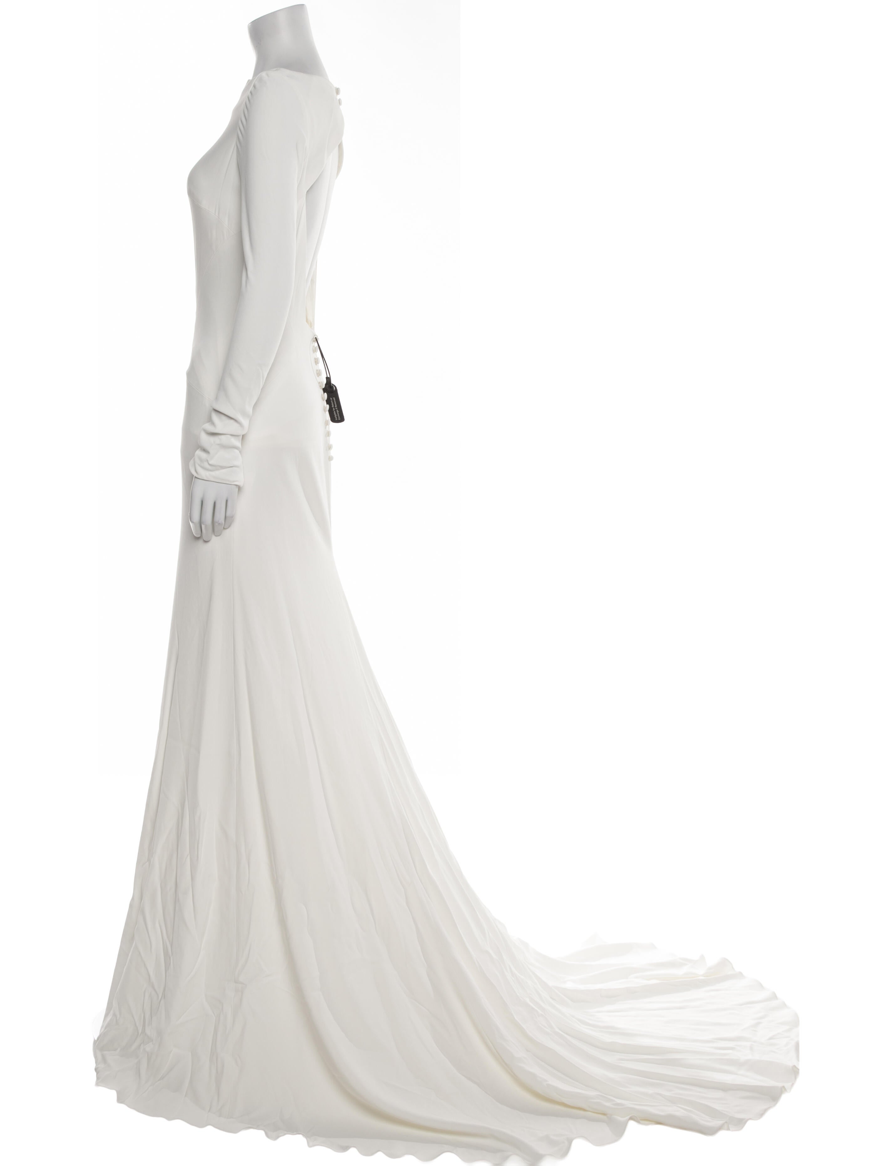 Galia Lahav Haute Couture Nylon Long Dress w/ Tags