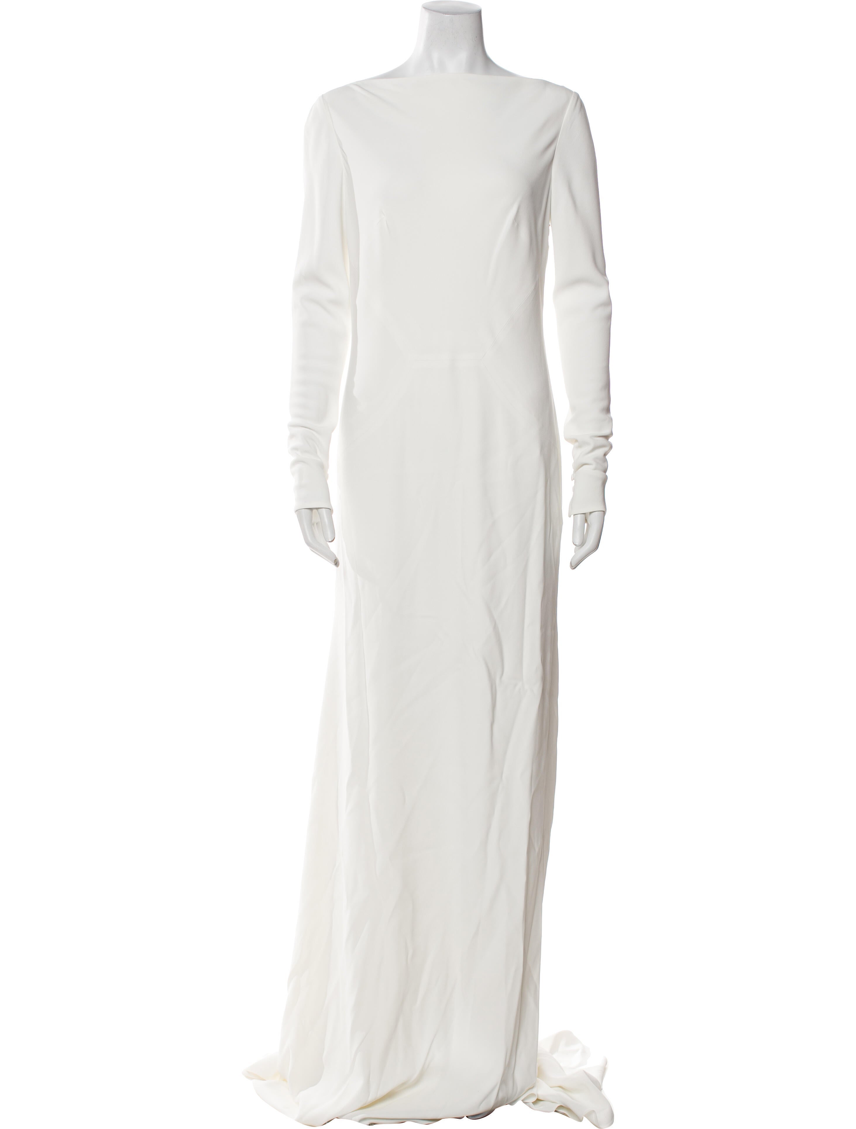 Galia Lahav Haute Couture Bateau Neckline Long Dress