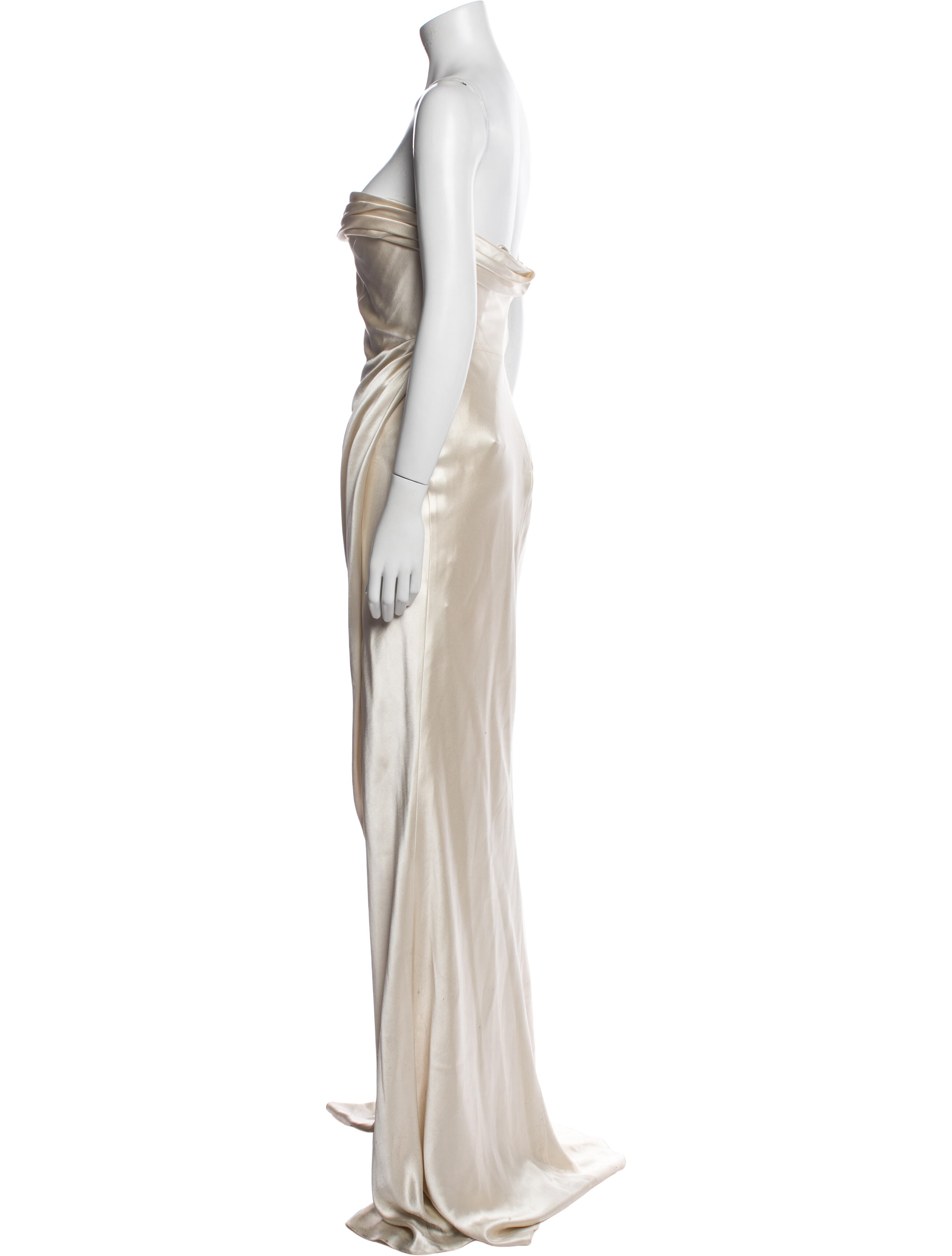 Galia Lahav Haute Couture Silk Long Dress