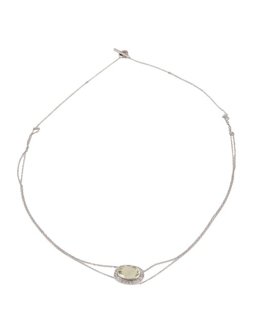 Moritz Glik 18K Quarz & Diamond Choker Necklace