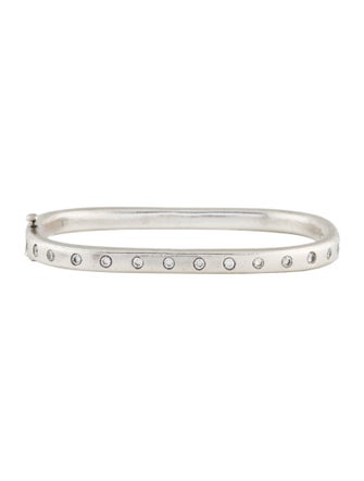 Moritz Glik Rectangular Diamond Hinge Bracelet