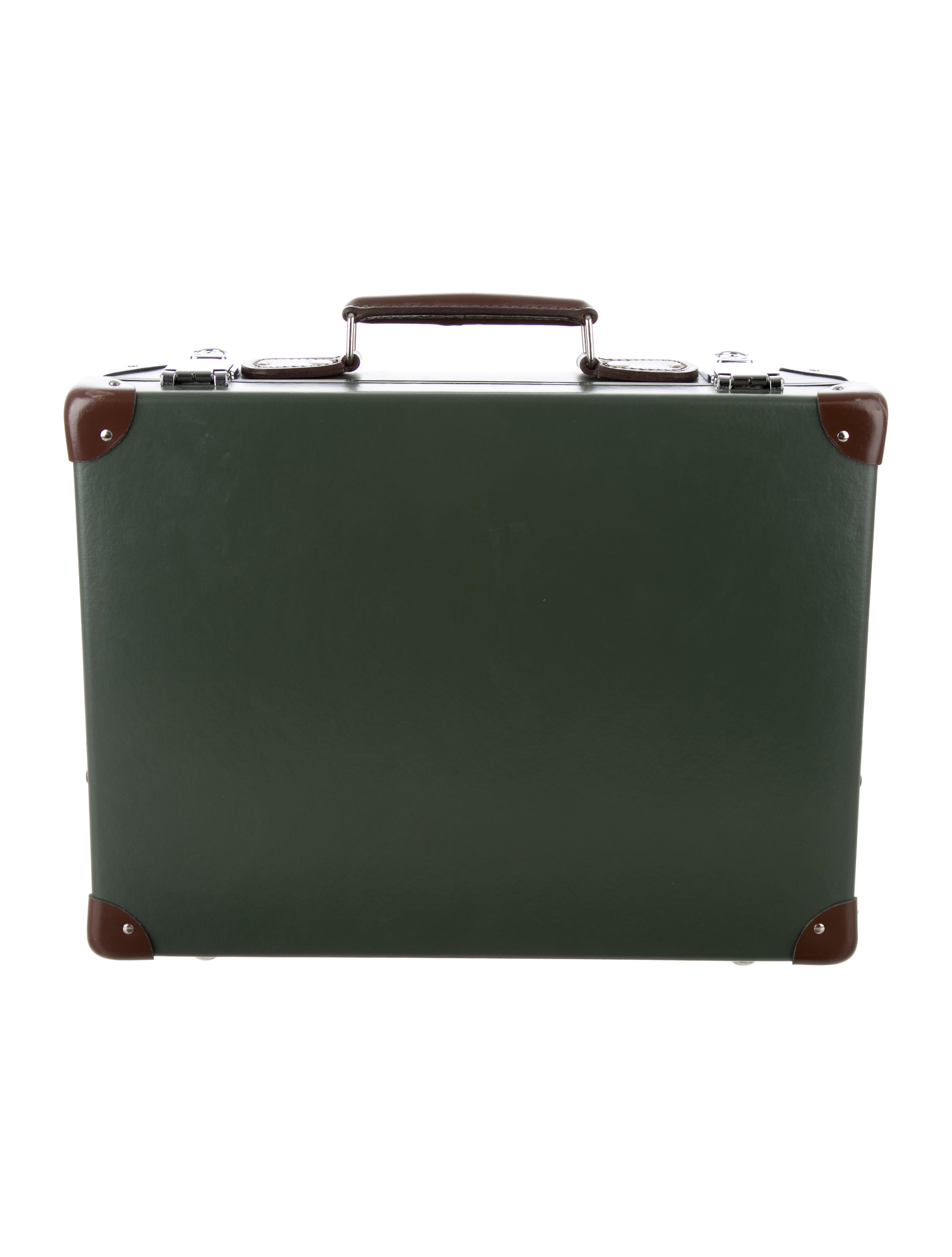DoNotUse194 Globe-Trotter Luggage Slim Attache Case - Green