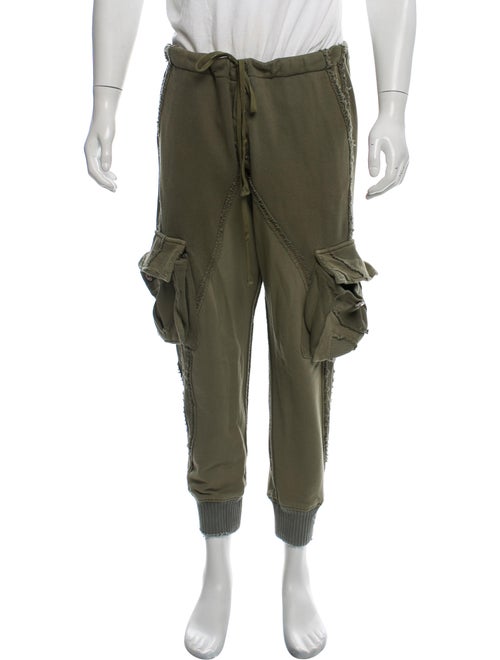 Greg Lauren Slim Lounge Pants green