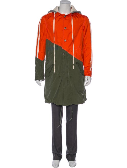 Greg Lauren 50/50 Army Fishtail Parka orange