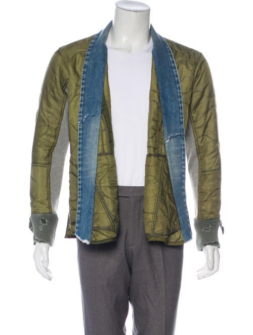 Greg Lauren Army Liner Puffy Kimono w/ Tags green