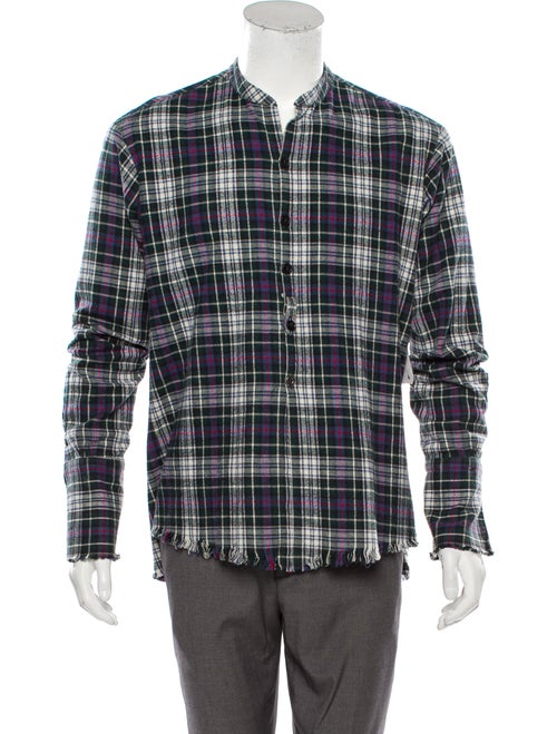 Greg Lauren Flannel Studio Shirt w/ Tags green