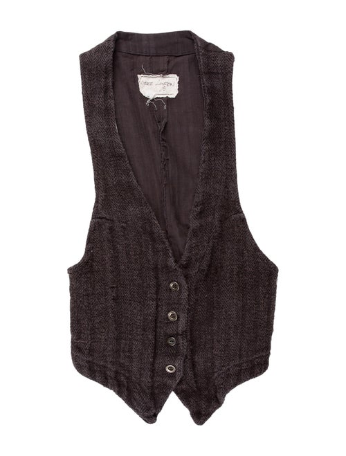 Greg Lauren Vest Grey