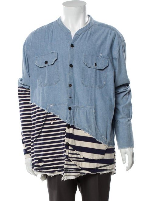 Greg Lauren Jacket Blue