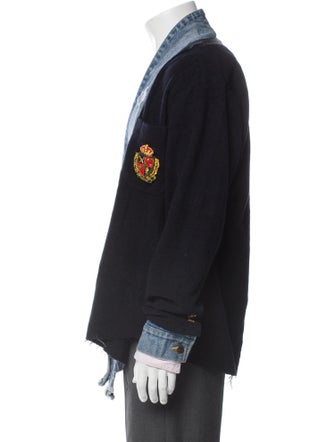 Greg Lauren Printed Denim Jacket