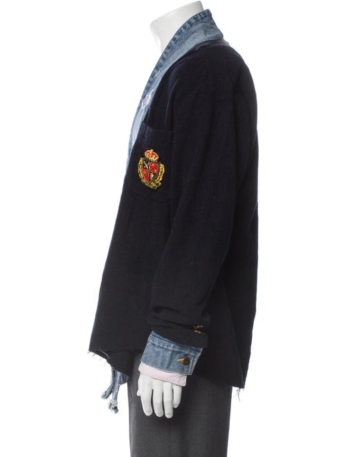 Greg Lauren Printed Denim Jacket