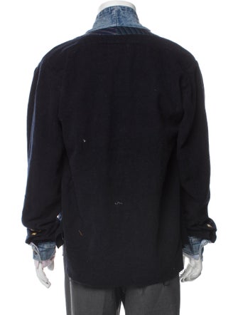 Greg Lauren Printed Denim Jacket