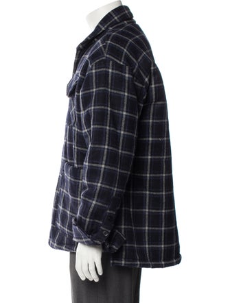 Greg Lauren Plaid Print Jacket