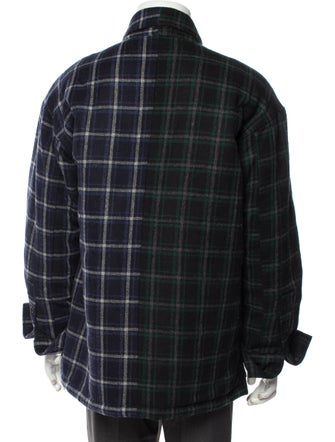 Greg Lauren Plaid Print Jacket