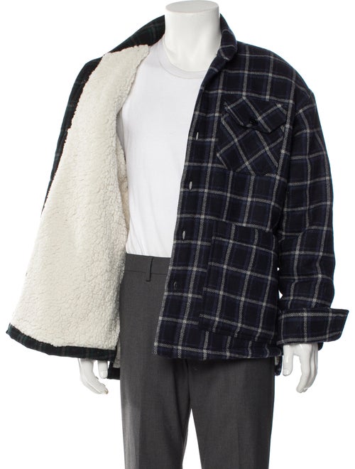 Greg Lauren Plaid Print Jacket