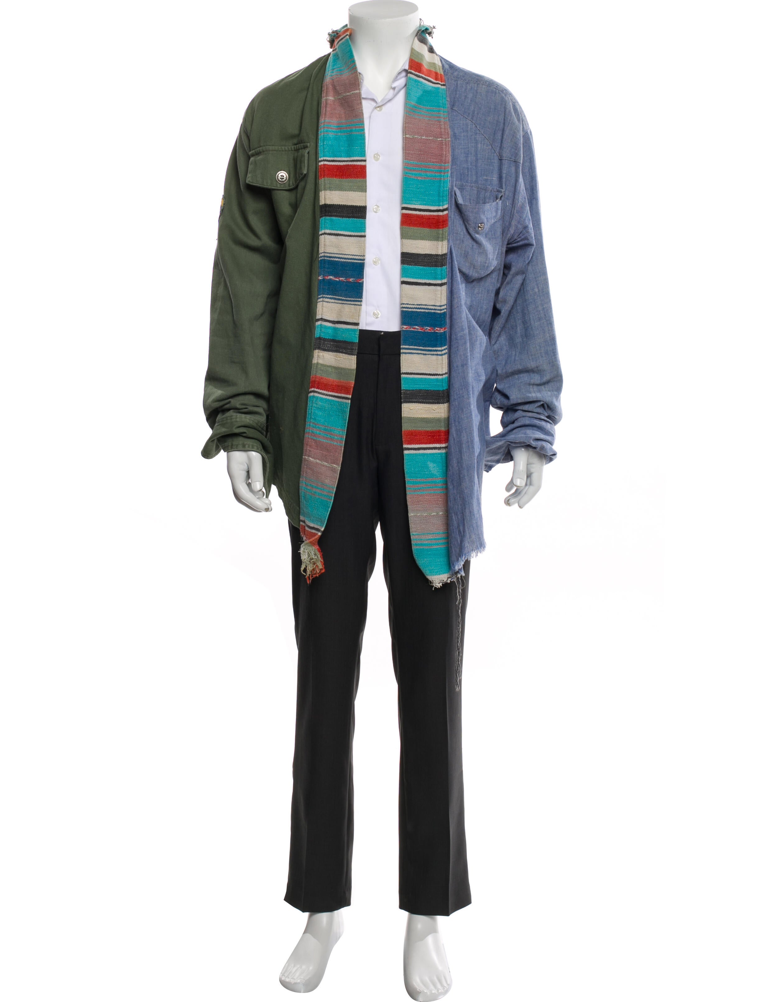 Greg Lauren Patterned Parka