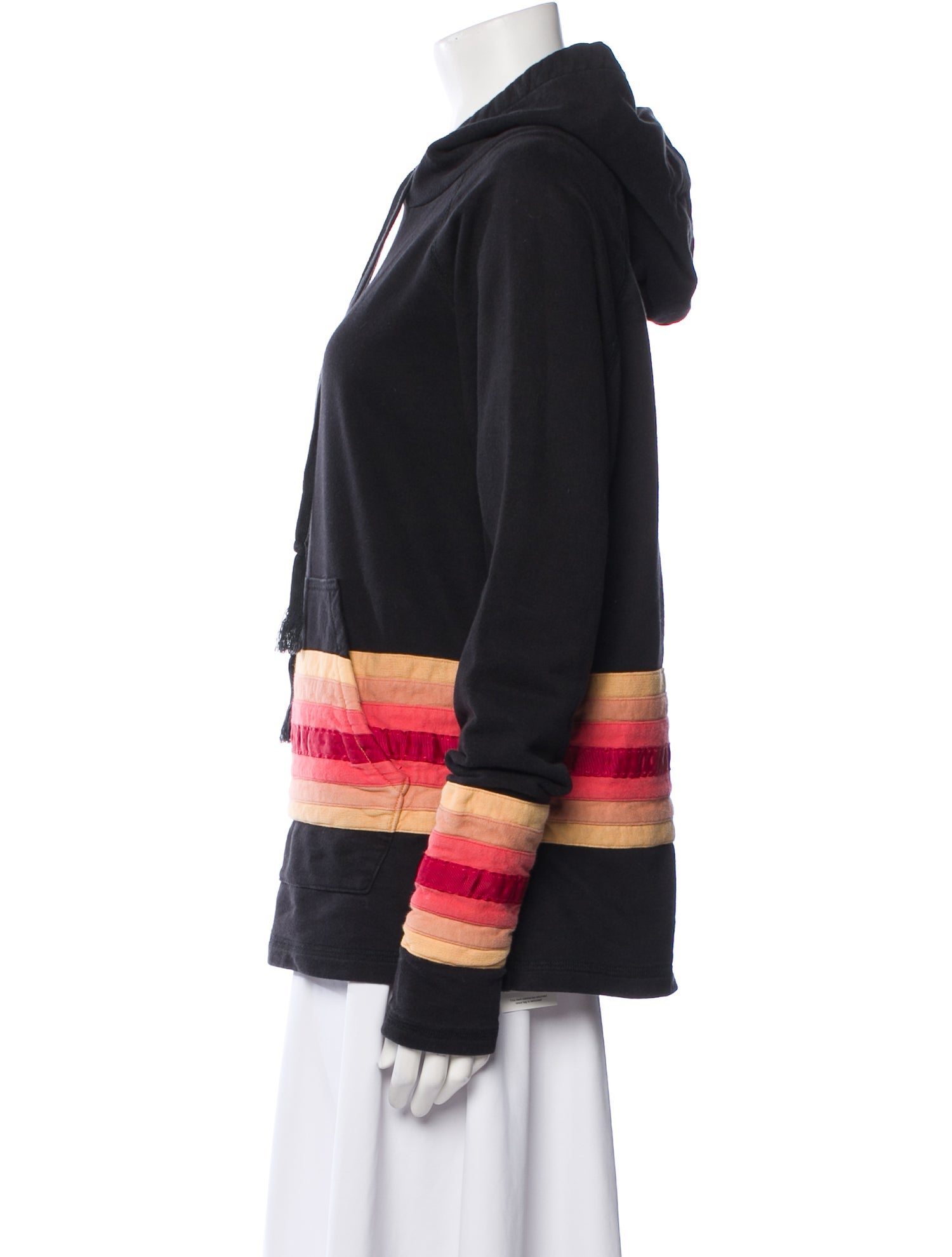 Greg Lauren Striped Crew Neck Sweatshirt