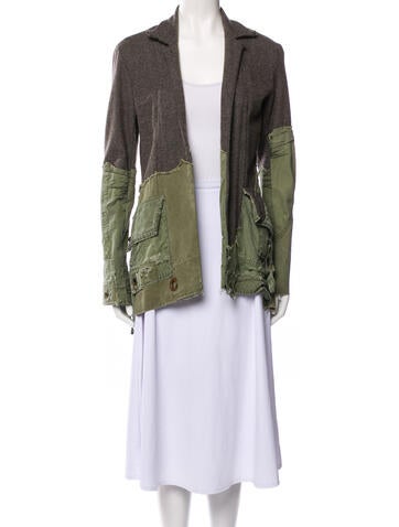 Greg Lauren Jackets Colorblock Pattern Blazer M