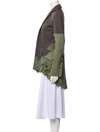 Greg Lauren Colorblock Pattern Blazer