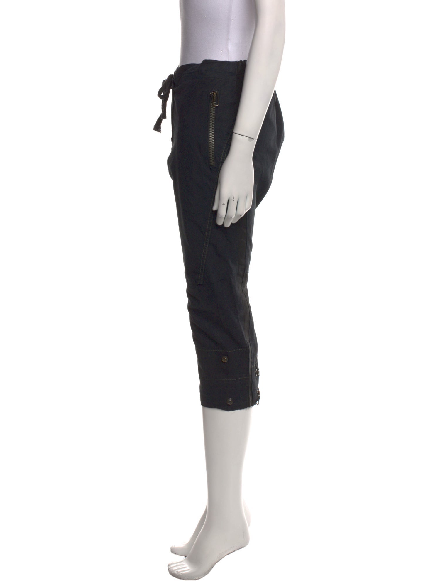 Greg Lauren Silk Straight Leg Pants