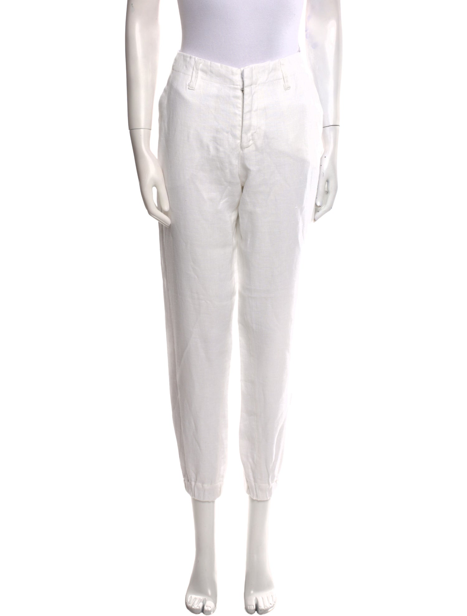 Greg Lauren Linen Skinny Leg Pants