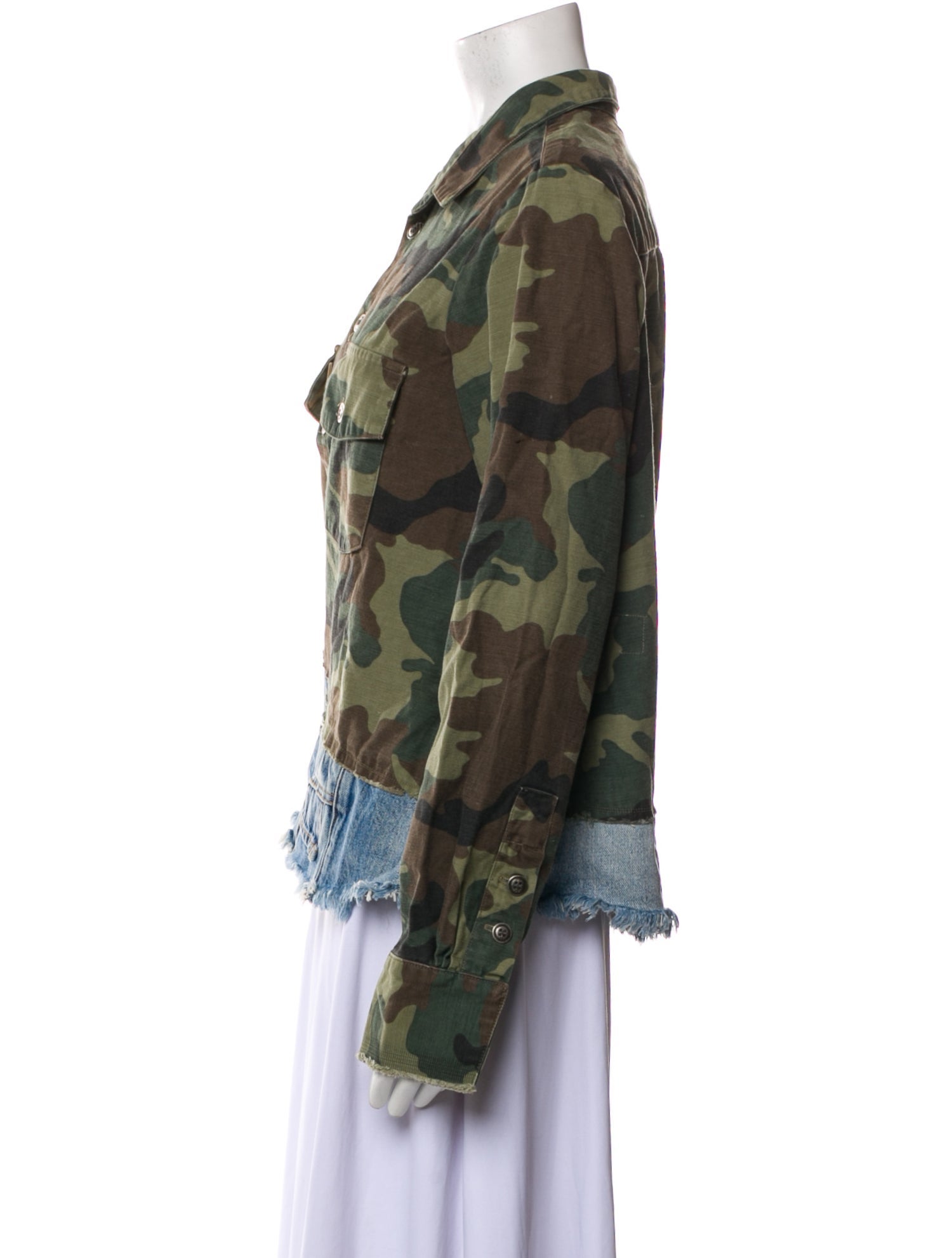 Greg Lauren Printed Utility Jacket