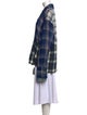 Greg Lauren Plaid Print Long Sleeve Button-Up Top